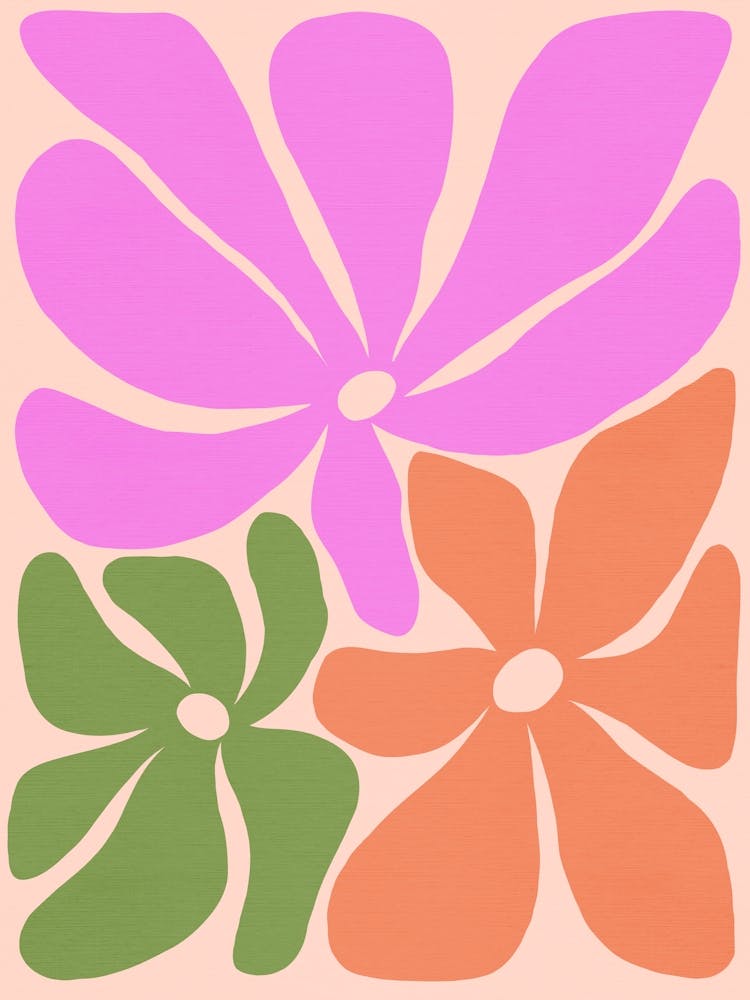 Minimal Boho Floral trio Matisse 2/2