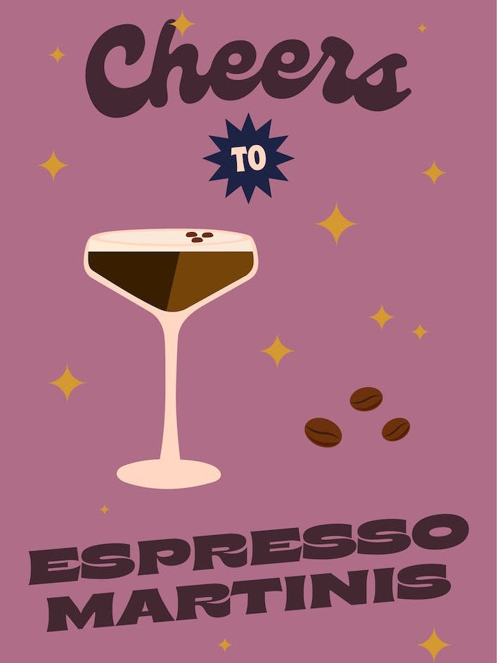 Cheers To Espresso Martinis Cocktail