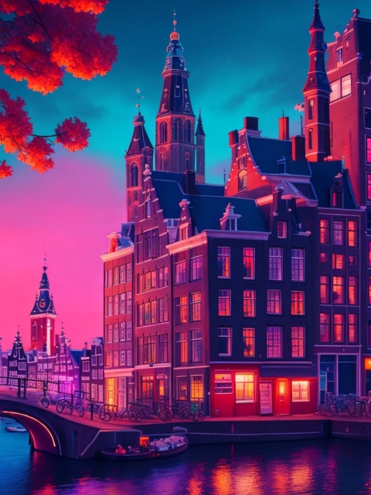 Amsterdam City Art Travel