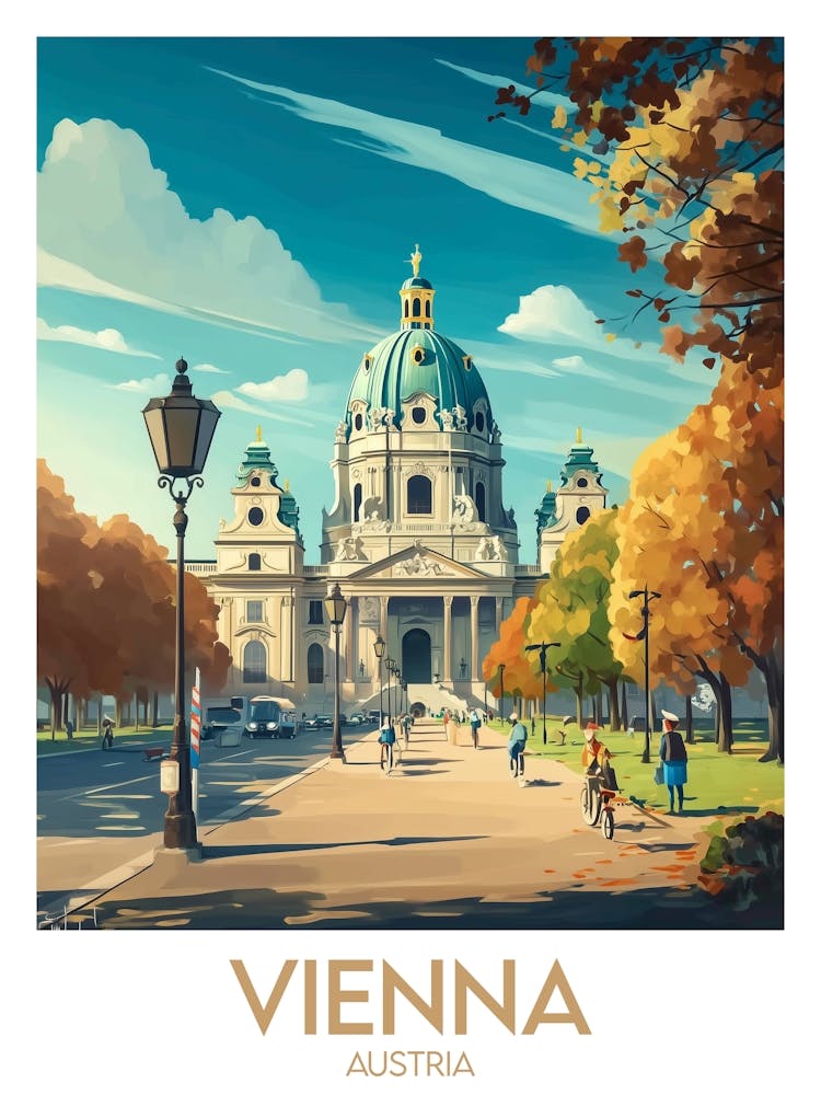 Affiche de voyage Vienna 1