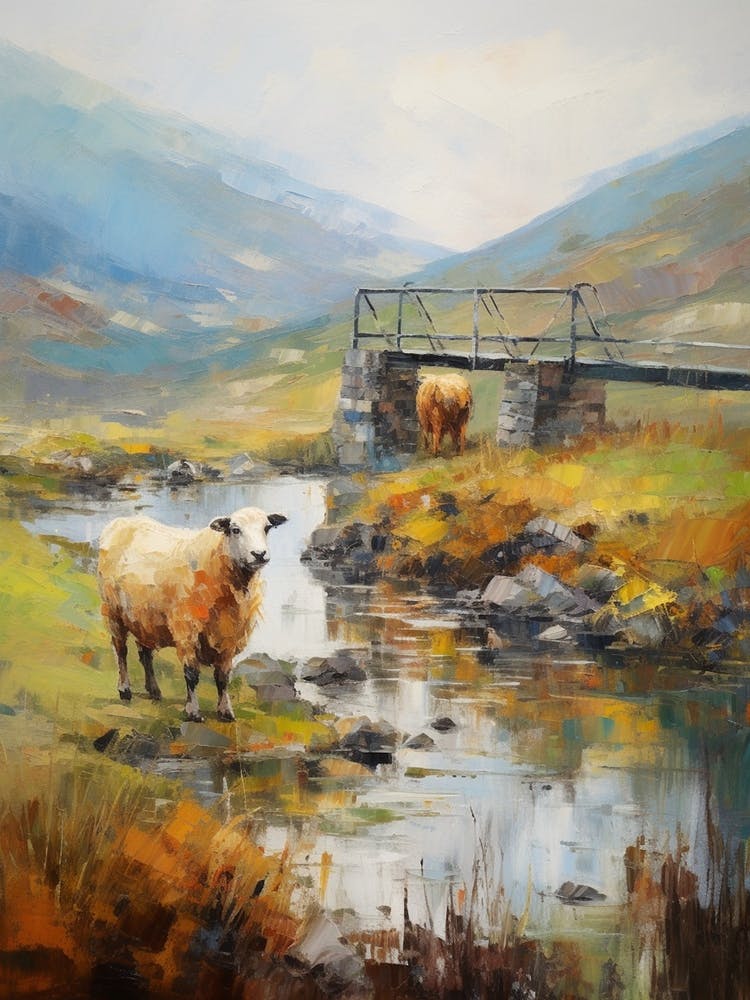 Highland Sheep In Glen Etive 3