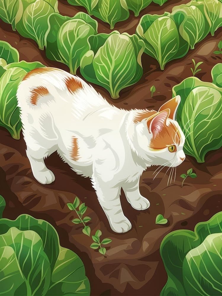 Cat In The Garden 15