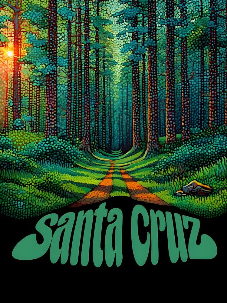 Bring the Santa Cruz Forest Home: Vibrant Landscape