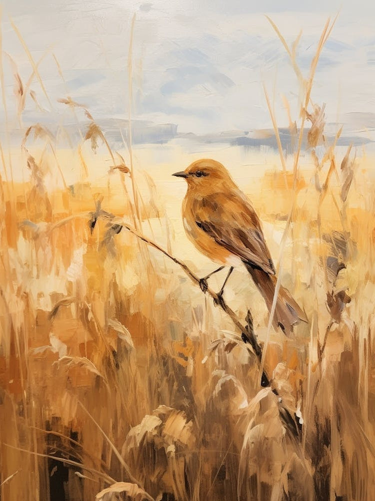 Bird Painting Blackbird 2