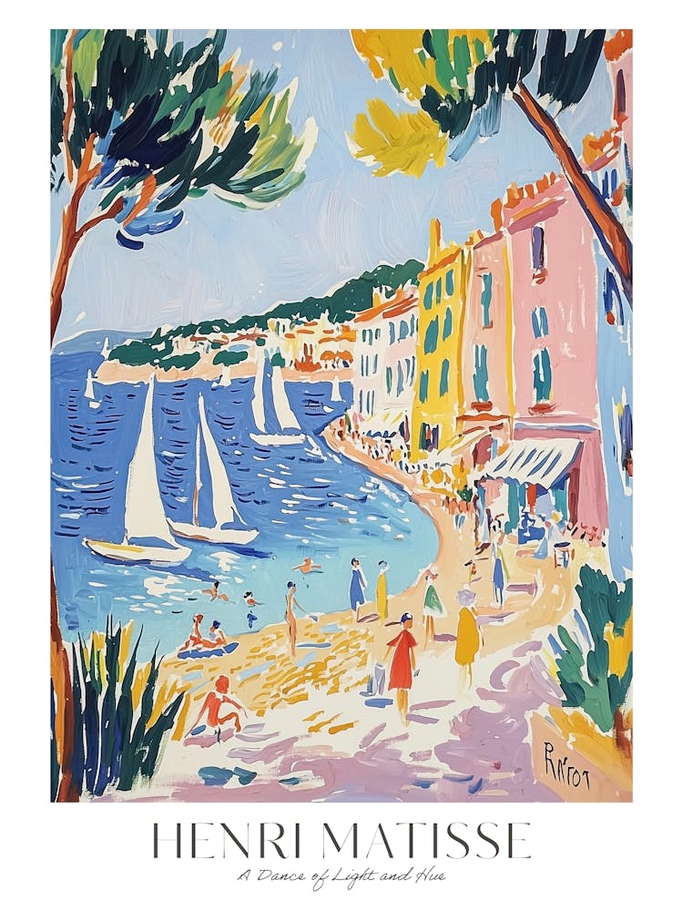Matisse Print Coastal Eclectic Maximalist Trendy Decor