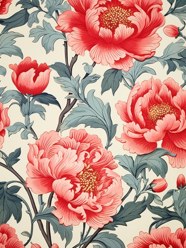 Peony Flower Wallpaper 1