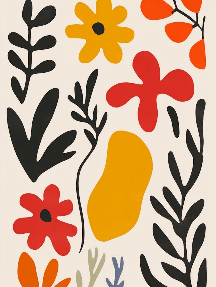 Abstract Floral Print 5