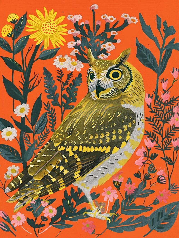 Oiseaux du Printemps - Petit Duc Maculé 2