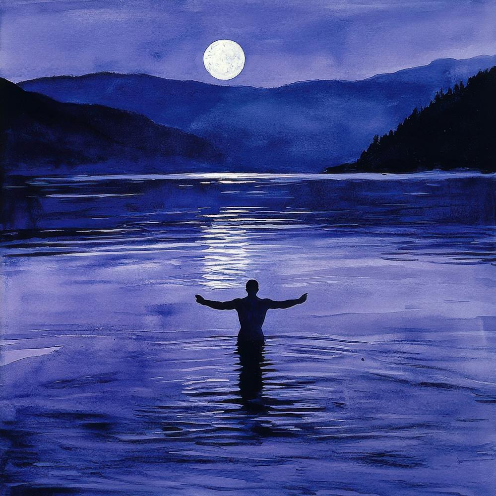 Full Moon In The Lake