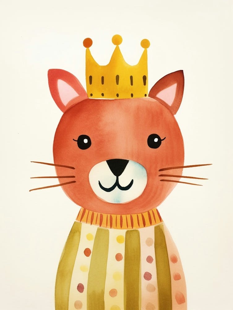 Little Puma 3 Wearing A Crown