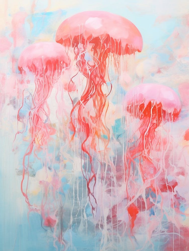 Jellyfish Abstract Expressionism 1