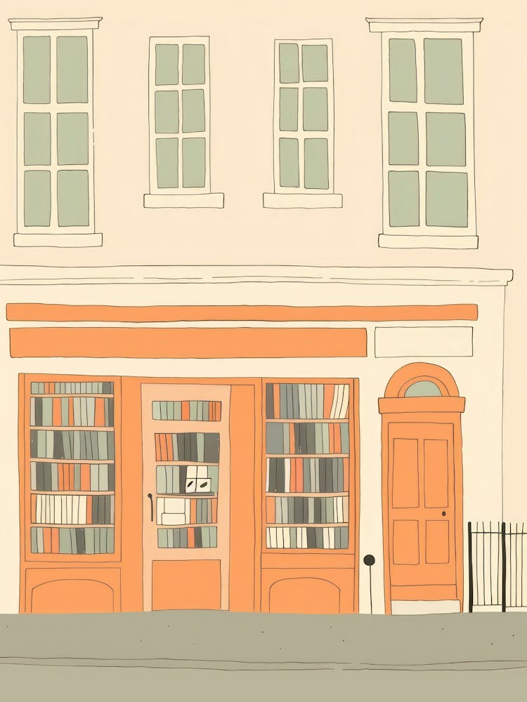 London The Book Nook Pastel Colours 2