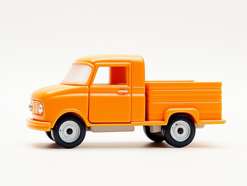 Toy Car Orange Truck