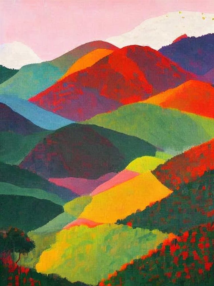 Salonga National Park 1 The Democratic Republic Of The Congo Abstract Colourful
