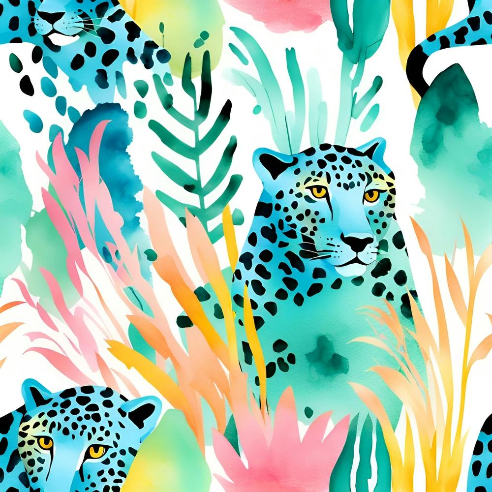 Leopards In The Jungle 06