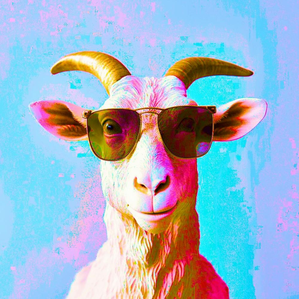 Goat In Sunglasses Pop