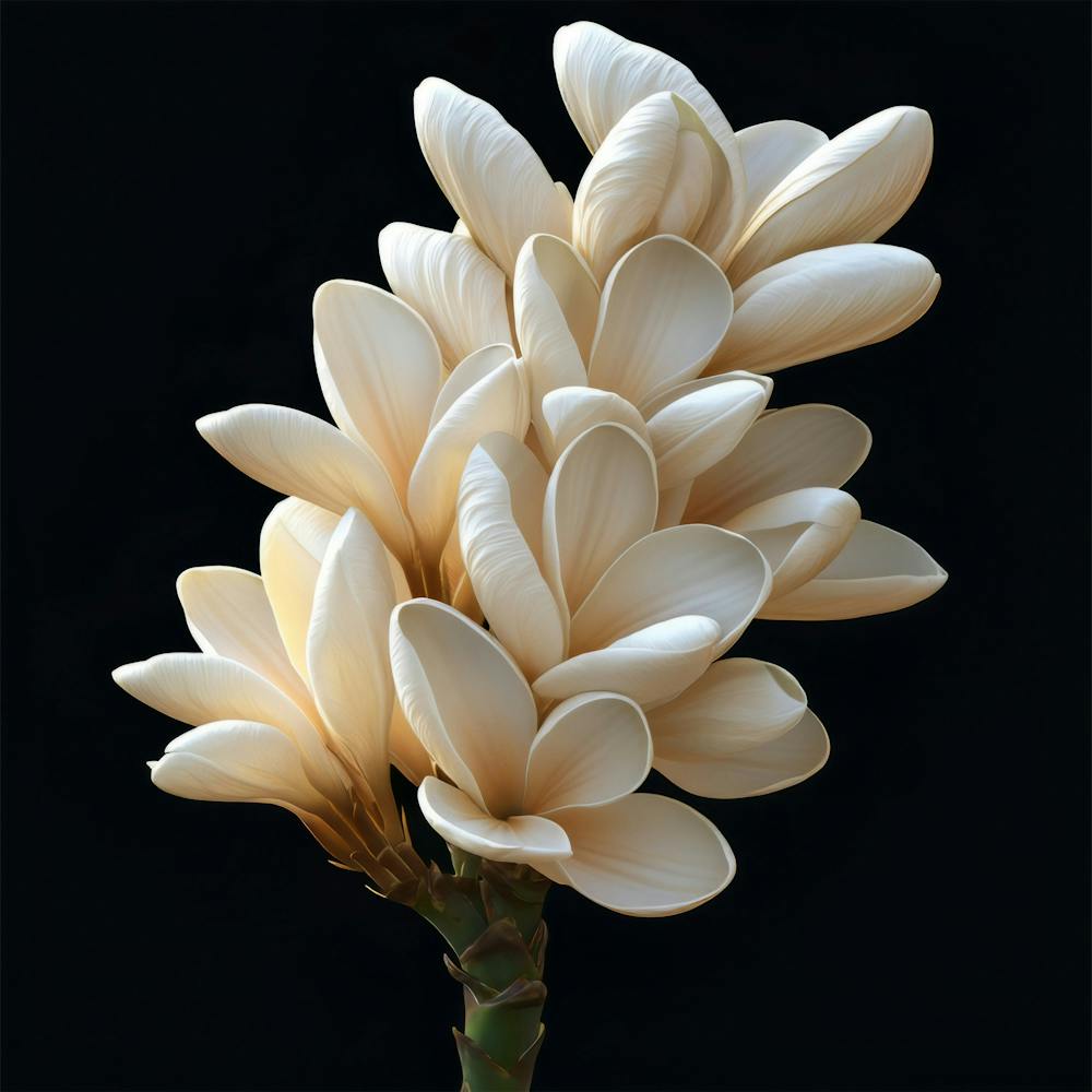 Floral Art 0011 Single Flowers 0010 Floral Bot 0022 Bp6586 Imagine An Frangipani Flowers Boquet In Its Closed Sta 60cea8