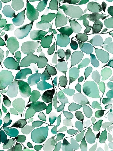 Leaffy Eucalyptus Green