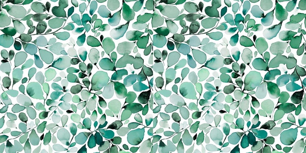 Leaffy Eucalyptus Green