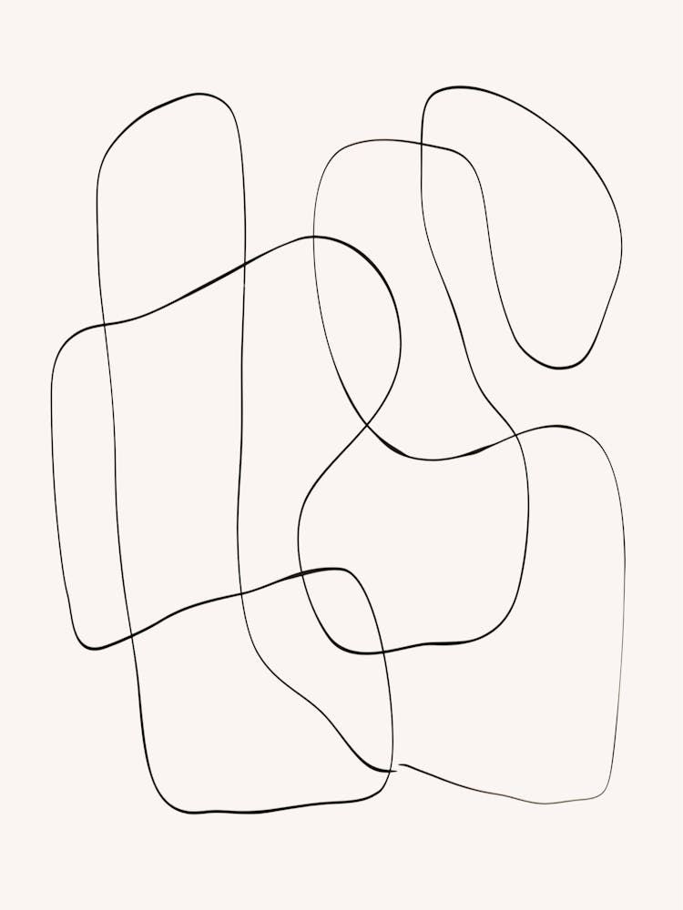 Dessin au Trait Abstrait