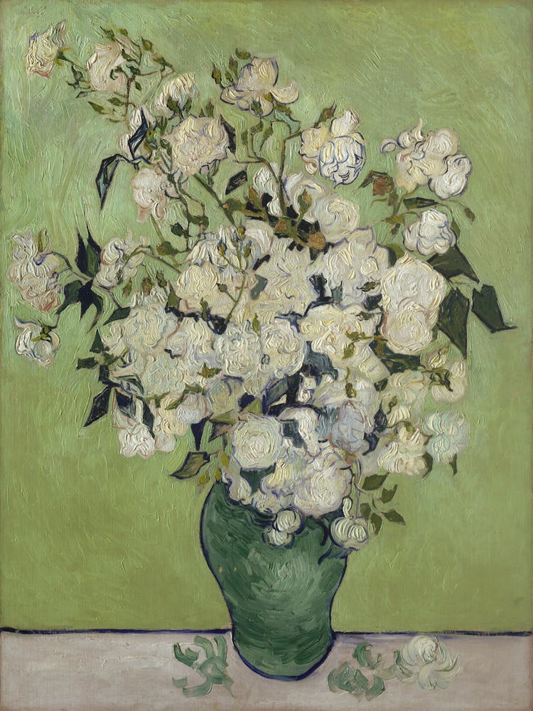 Vincent Van Gogh, Vase Of Roses, 1890.