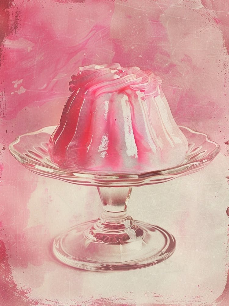 Pastel Pink Jelly Retro Collage 2