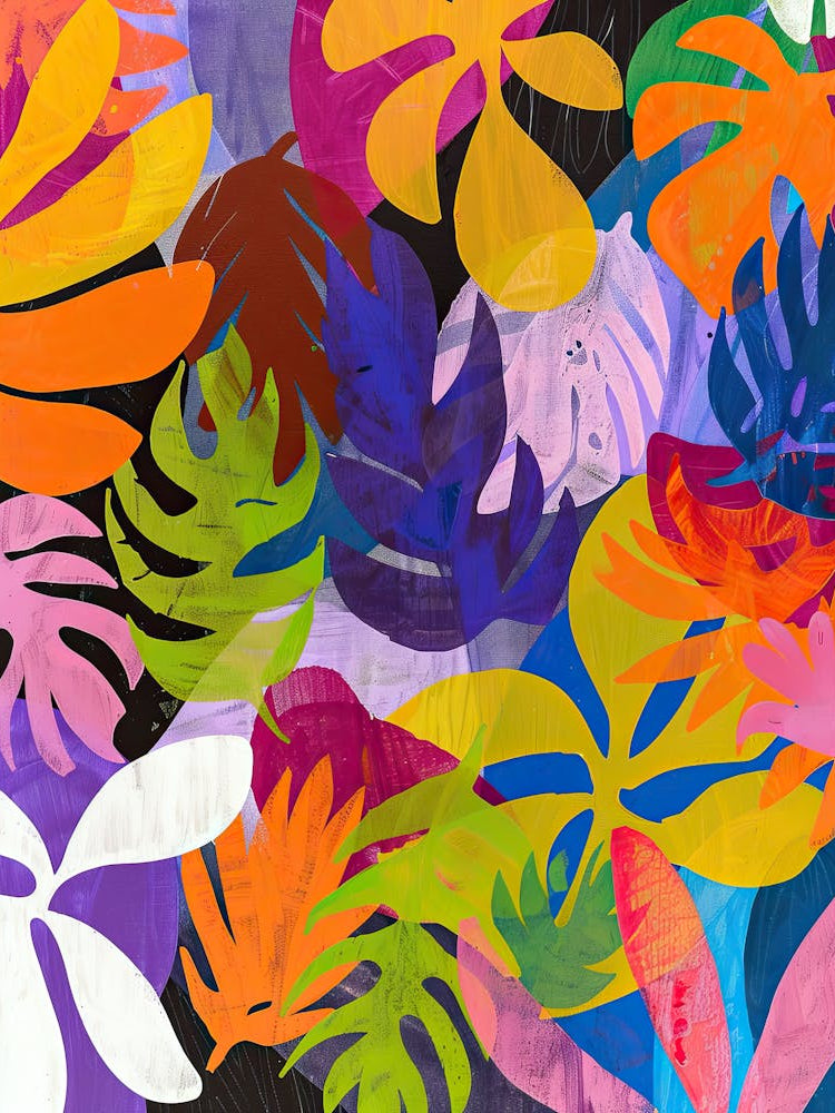 Tropical Vortex Matisse Style