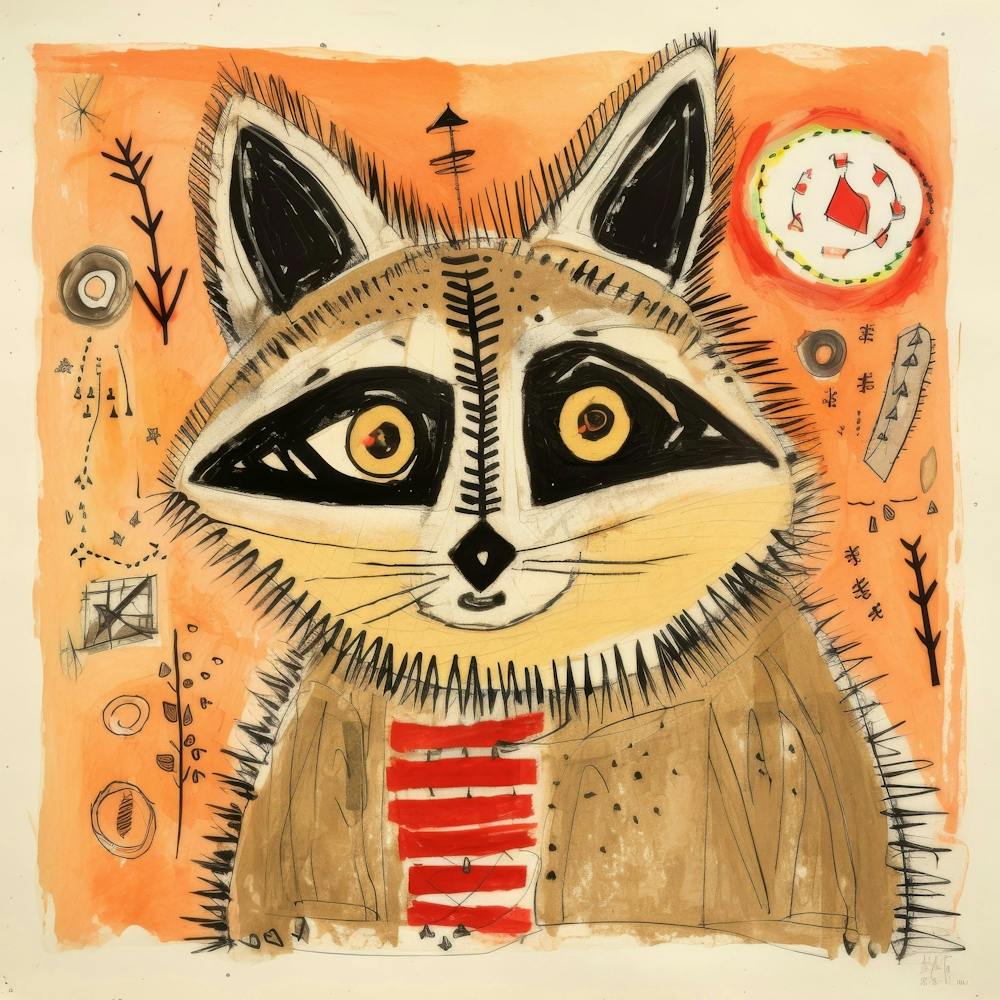 Abstract Raccoon 2