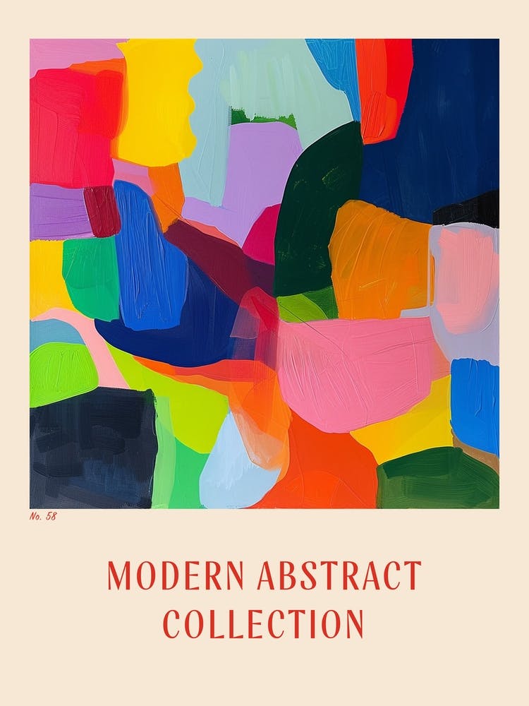 Modern Abstract Collection Poster 58