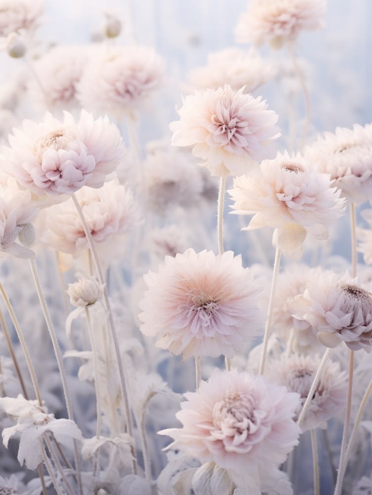 Frosty Botanical Scabiosa 3