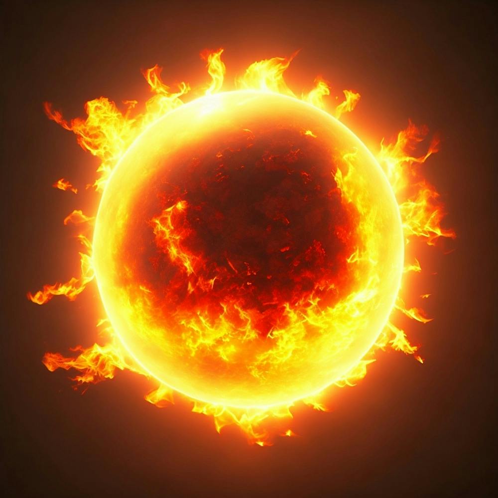 Sonne In Flammen