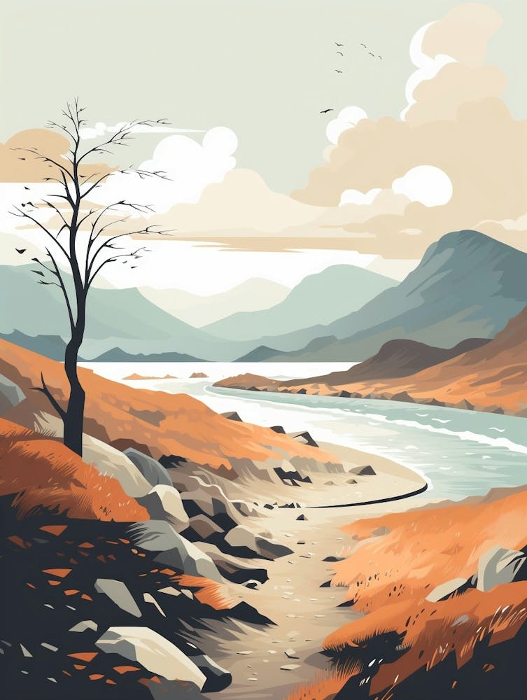 West Highland Coast Path Scotland 1 Hiking Trail Landscape