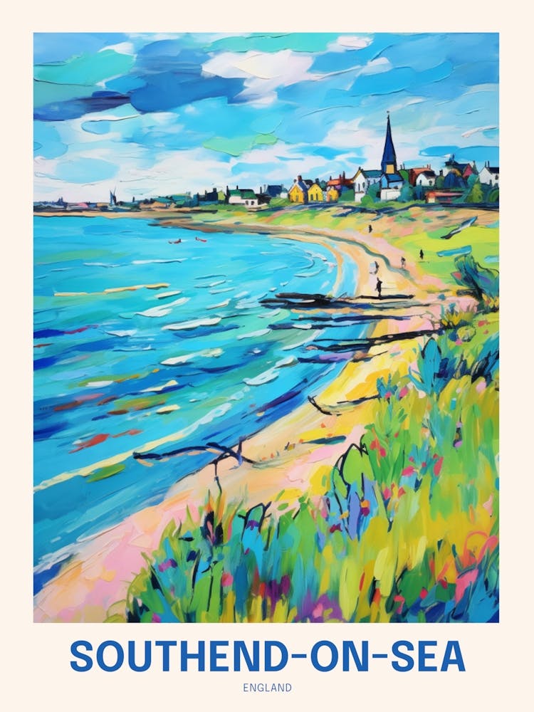 Southend-on-Sea England UK Reiseposter