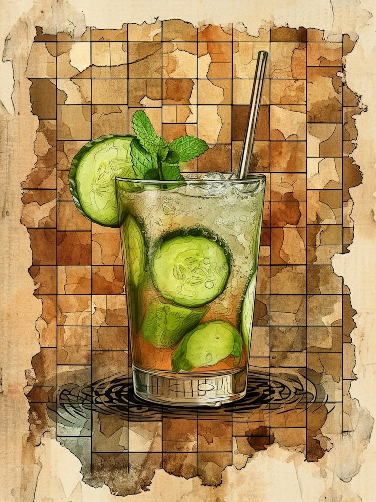 Moscow Mule Watercolour Illustration 4