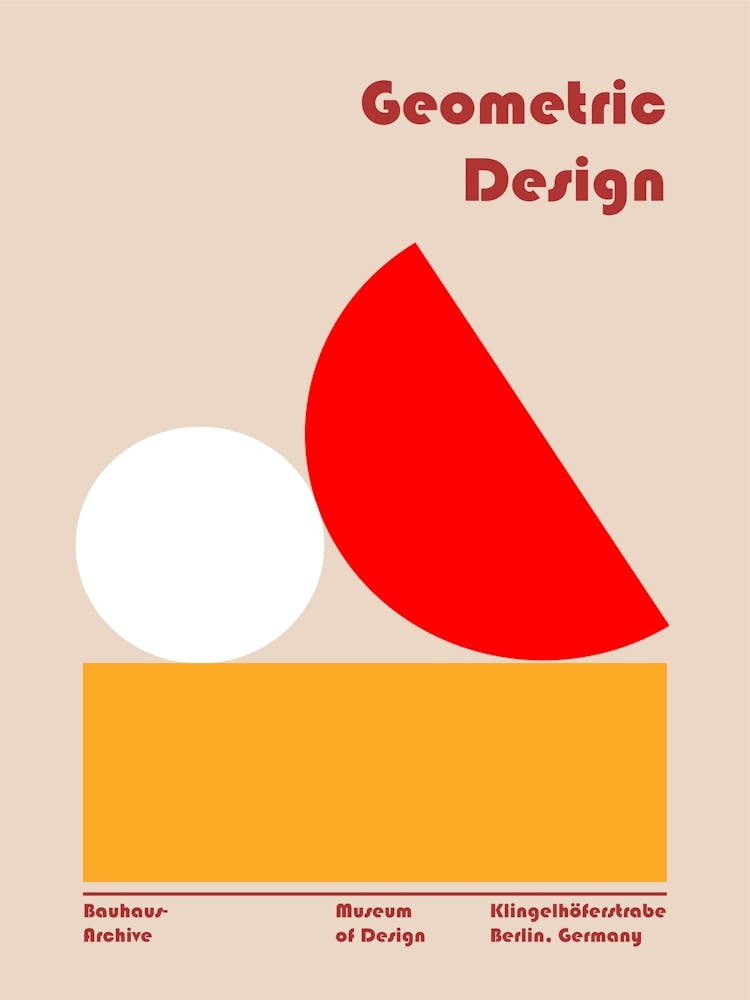 Design Géométrique Bauhaus 1