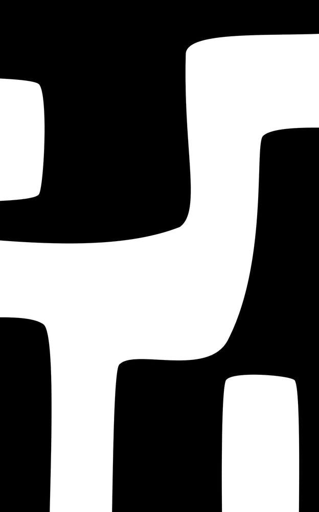 Black And White Minimalist Abstract
