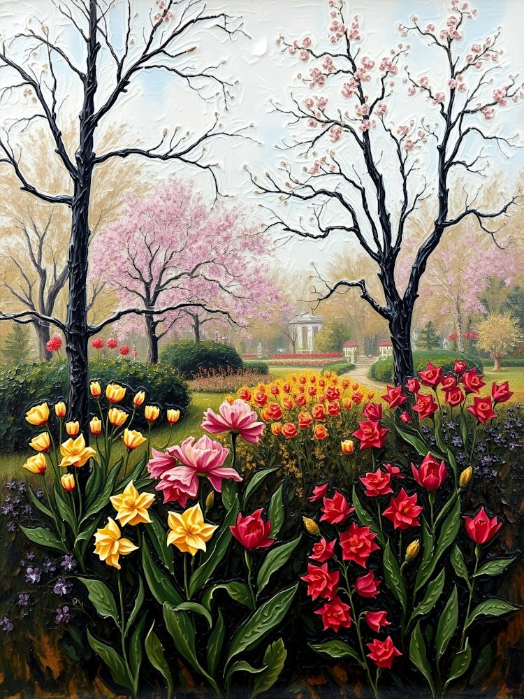 Tulips In The Park 1