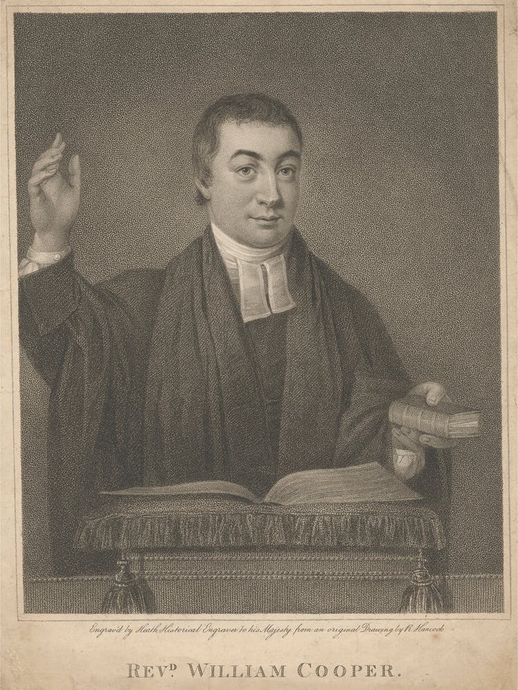 Rev. William Cooper, James Heath