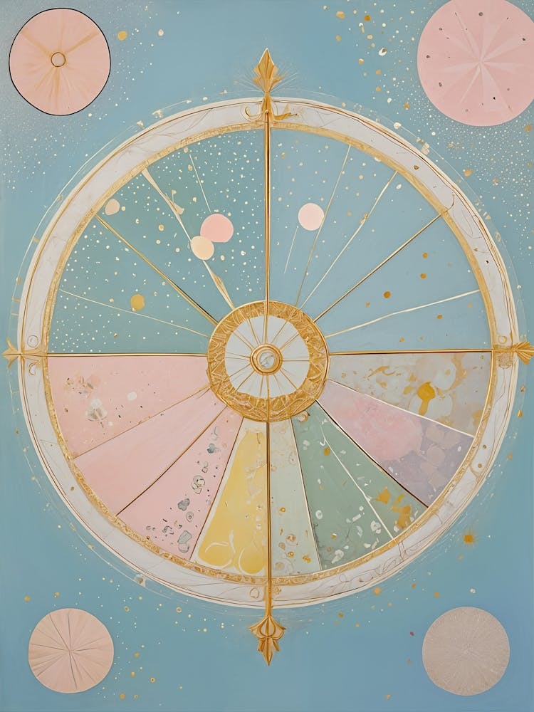 Pastel Wheel Of The Cosmos