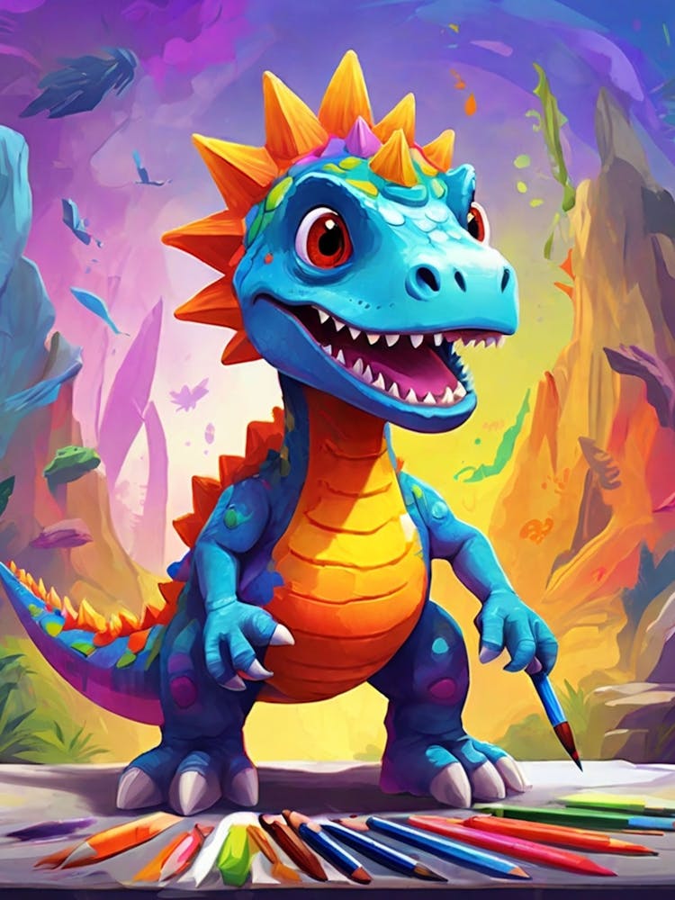 Coloriage Dinosaure