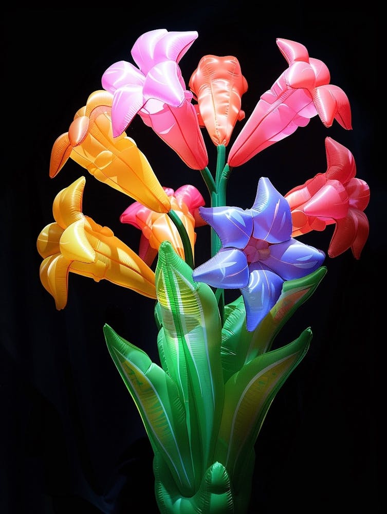 Bright Inflatable Flowers Lily Of The Valley 1
