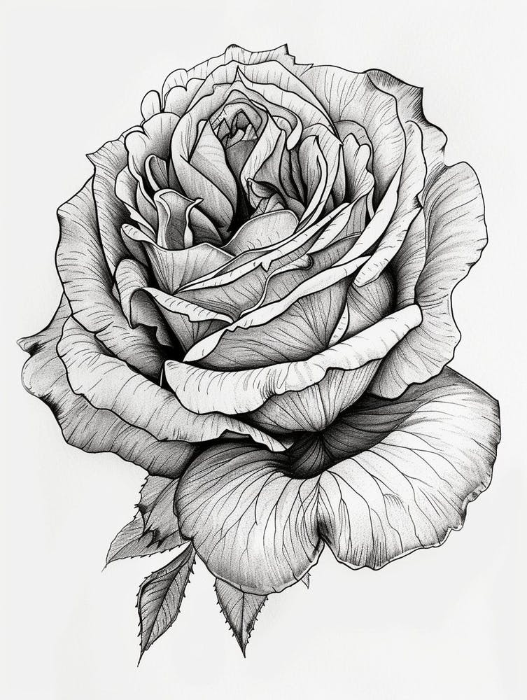 Roses Sketch 7