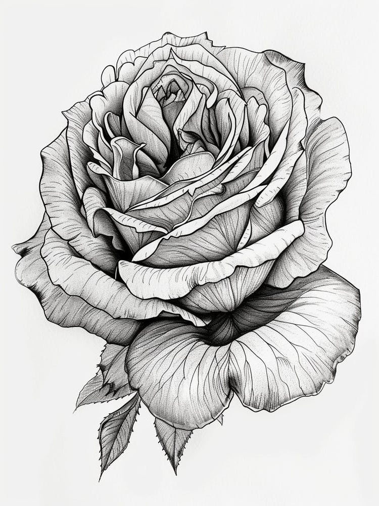 Roses Sketch 7