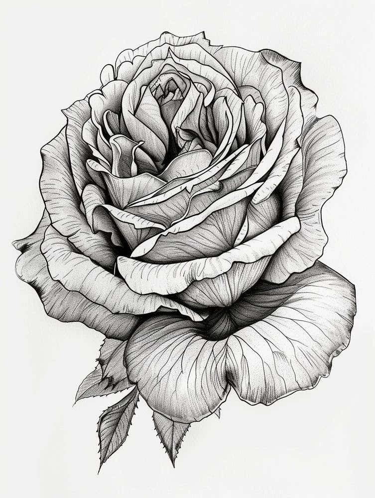 Roses Sketch 7