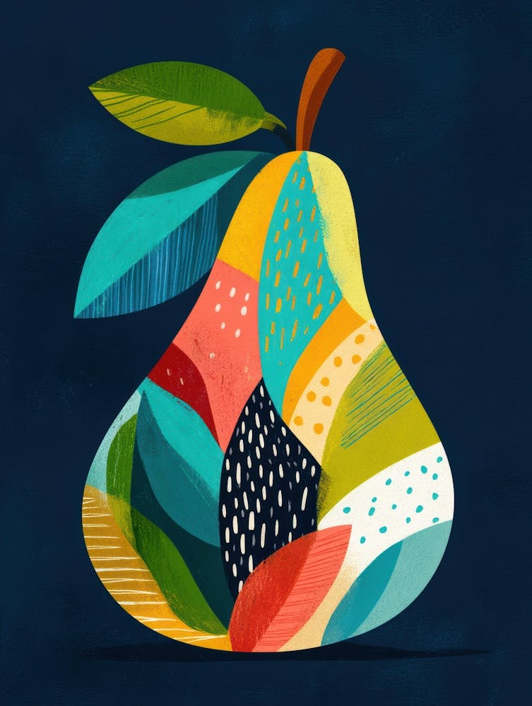 Colorful Pear