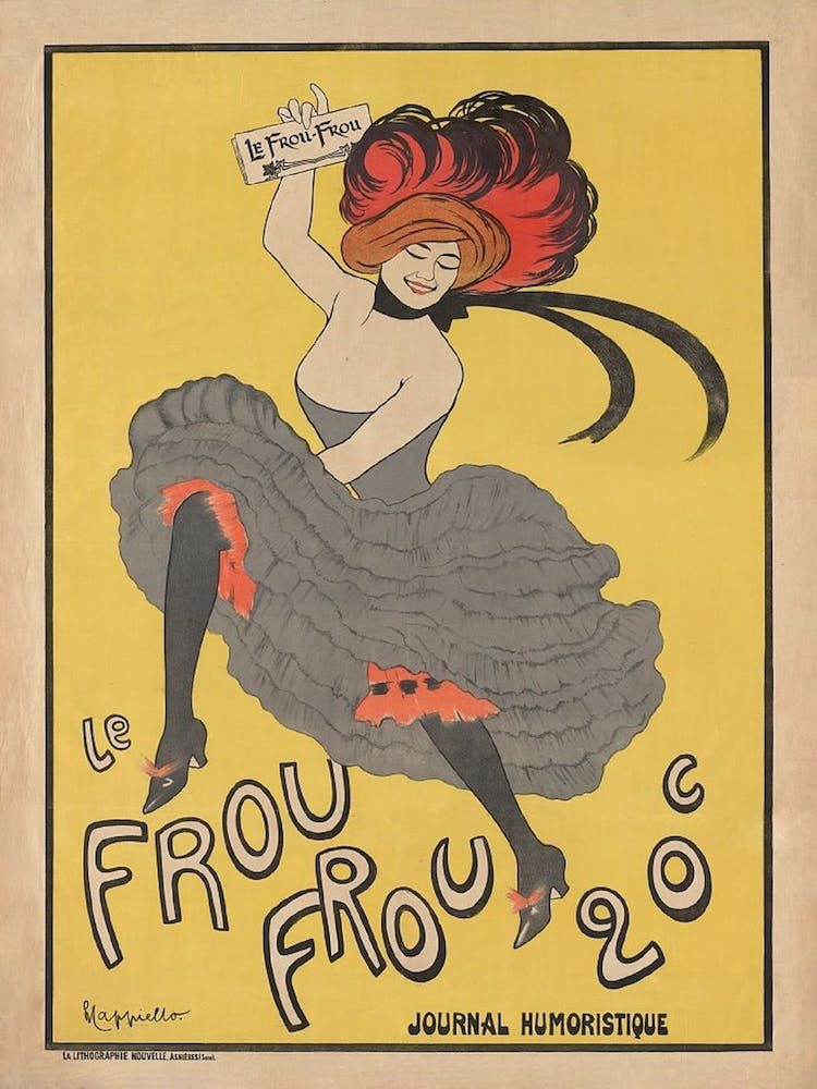 Le Frou Frou Poster By Leonetto Cappiello