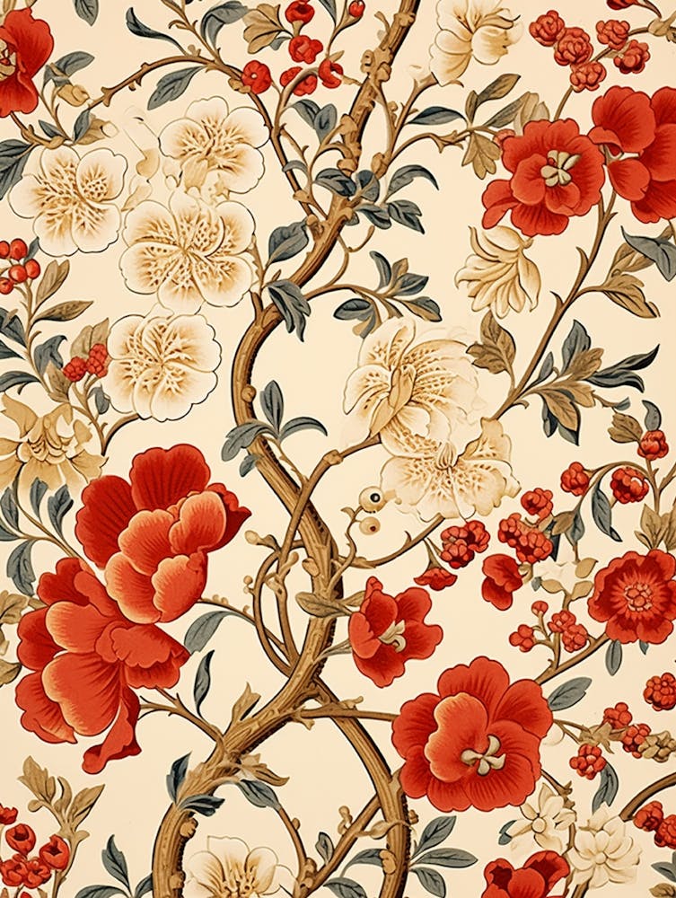 Chinese Floral Pattern