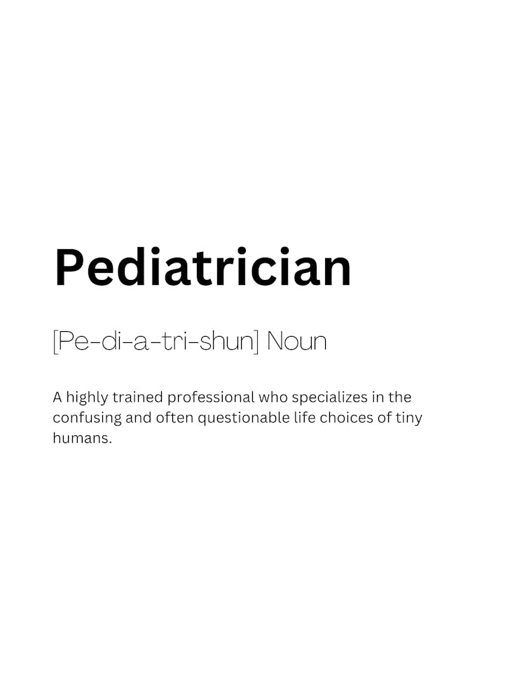 Pediatrician Definition Meaning
