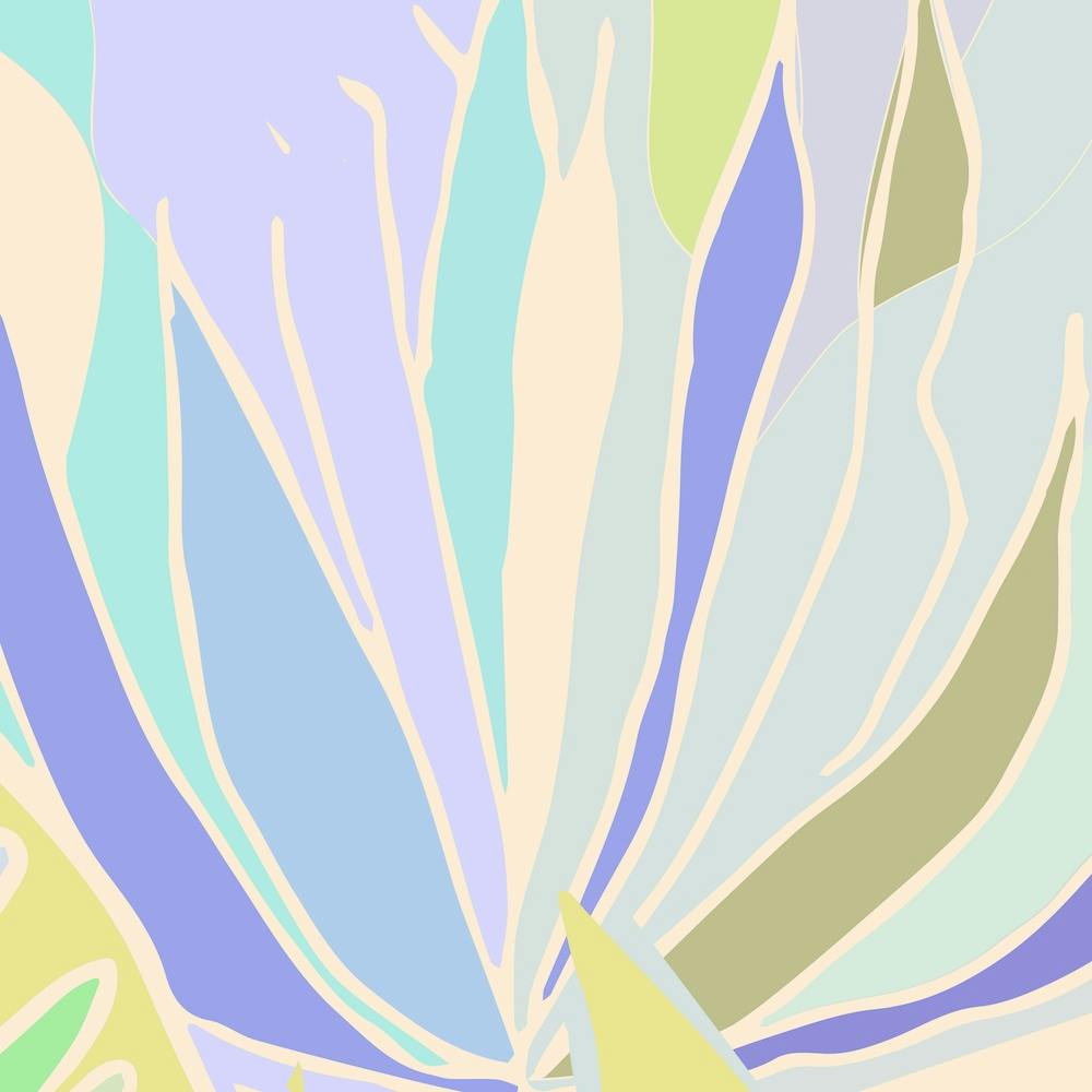 Succulent Garden In Blush Square