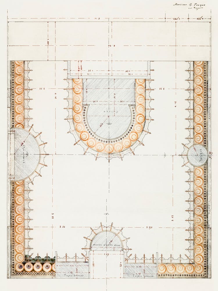 General Plan Of The Mosaic For Fouquet Jewelry Store, Alphonse Mucha